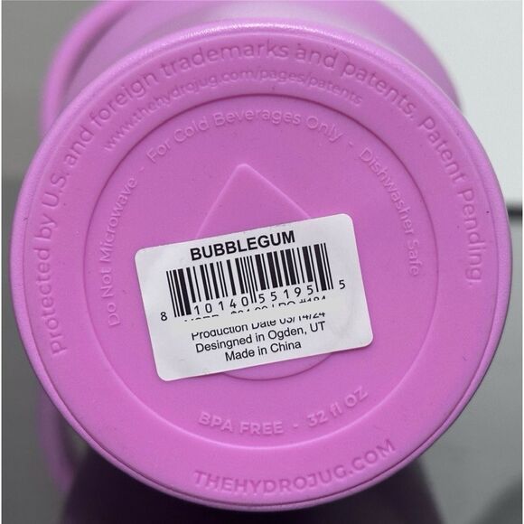 HydroJug 32oz Sport, BUBBLEGUM PINK - Picture 5 of 5